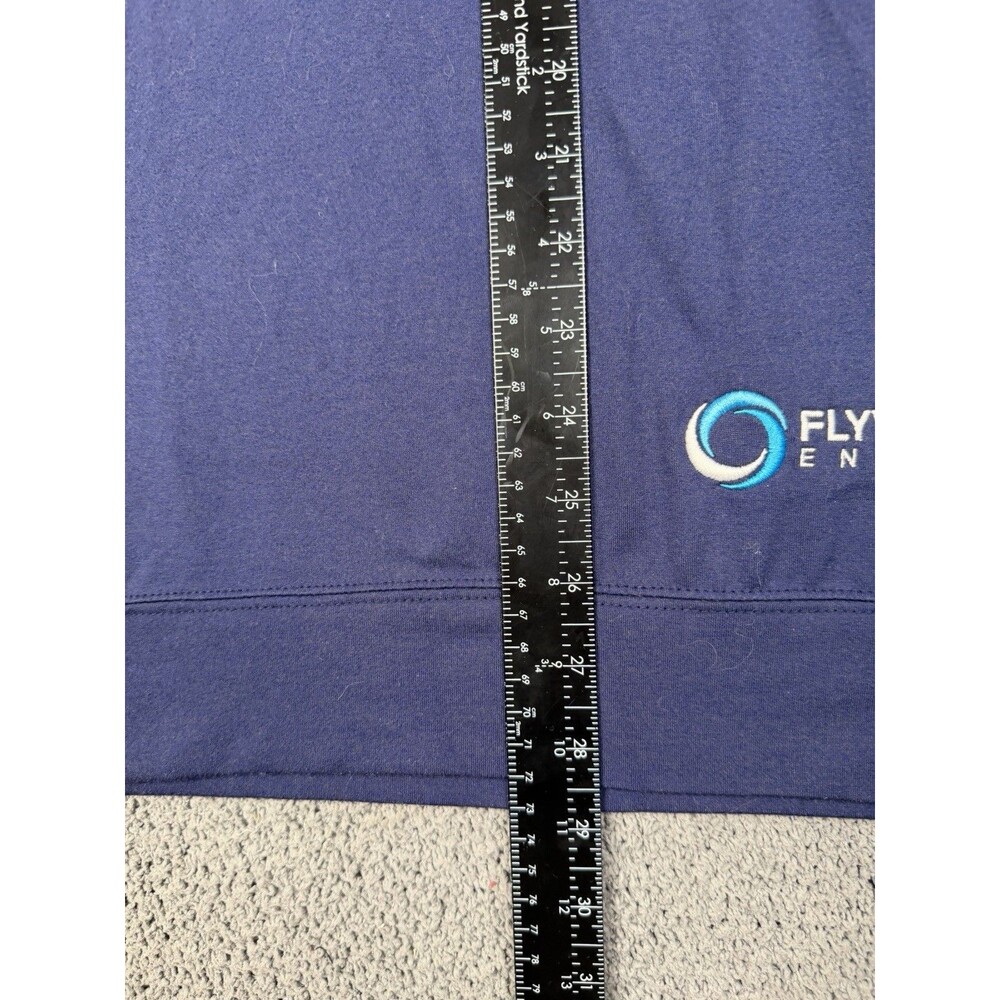 Rhoback Hesi Performance Hoodie Mens M Blue Golf Pullover Stretch Logo - Picture 8 of 8